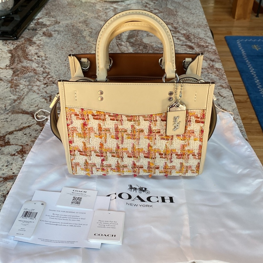 EUC Coach 1941 Rogue 25 Satchel in Tweed